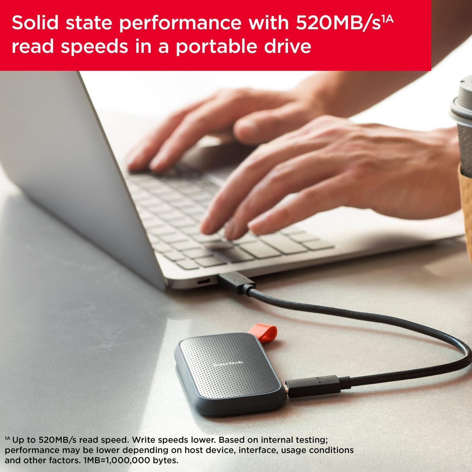 Buy SanDisk,SanDisk 2TB Portable SSD external SSD USB 3.2 Gen 2 up to 520 MB/s read speeds, Black - Gadcet UK | UK | London | Scotland | Wales| Near Me | Cheap | Pay In 3 | External Hard drives
